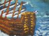Picture of Sea-beaten sailboat (50 x 70cm)
