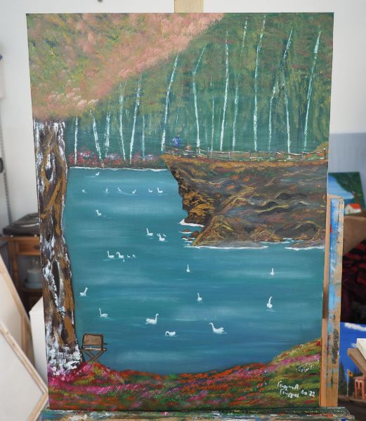 Εικόνα της Οι κύκνοι (50 x 70 cm) (Σειρά 3)