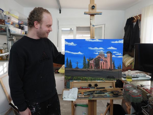 Εικόνα της Ταξιάρχες Μιχαήλ και Γαβριήλ (50 x 70 cm)