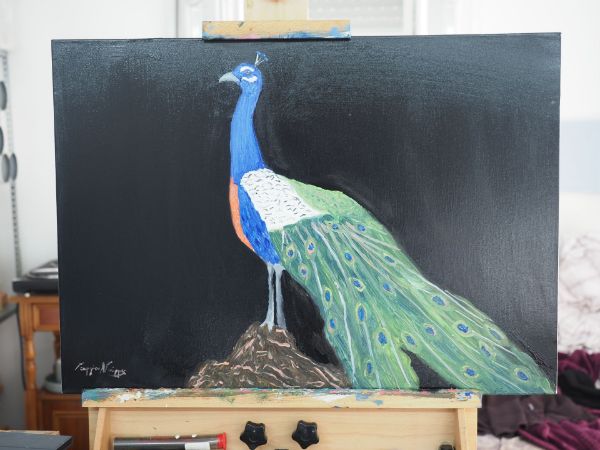 Εικόνα της Το παγώνι (50 x 70 cm) (Σειρά 2)